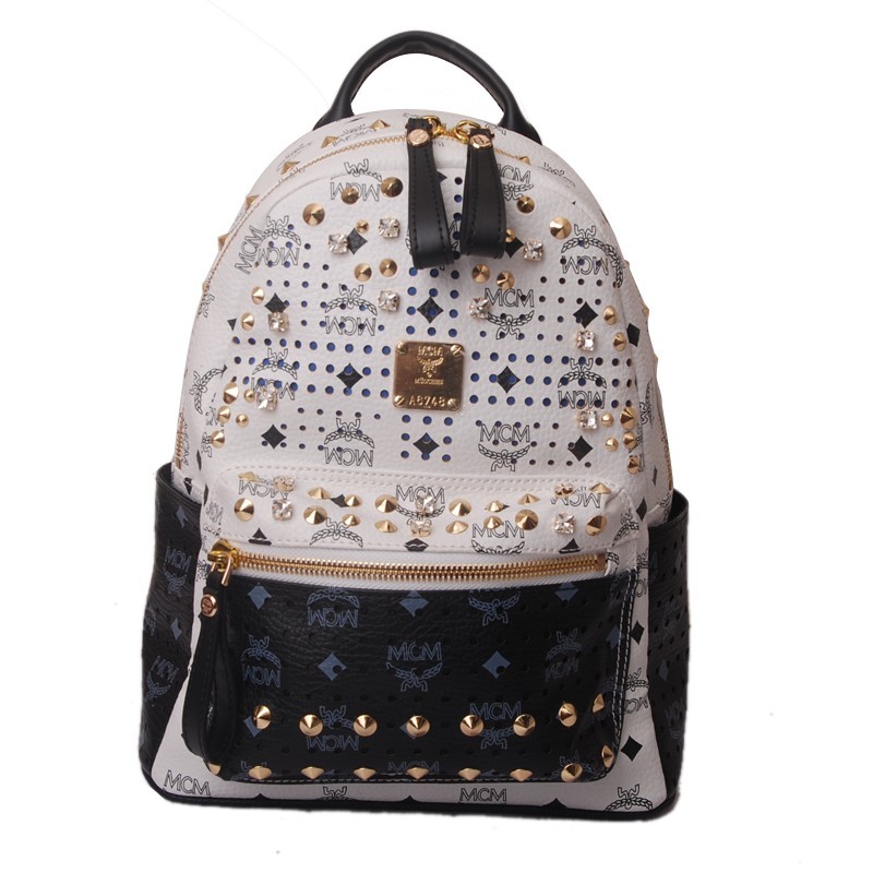 2014 NEW Sytle MCM Studded Backpack NO.0025